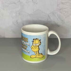 Garfield Comics “I’M NOT ALWAYS RIGHT, BUT I’M NEVER WRONG” Ceramic Mug, 8oz